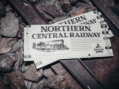 Northern Central Railway Tickets on tracks